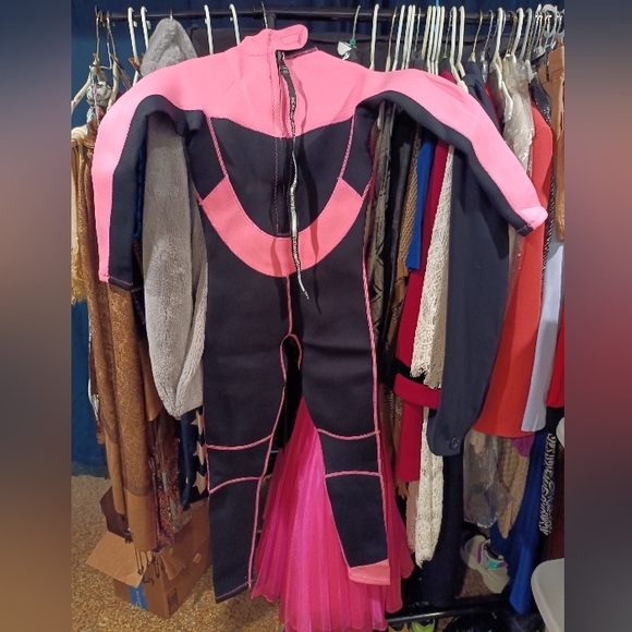 Realon Surfer Rash Guard Pink & Black Colorblock Size XL - Picture 3 of 3